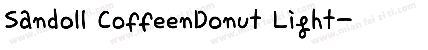 Sandoll CoffeenDonut Light字体转换